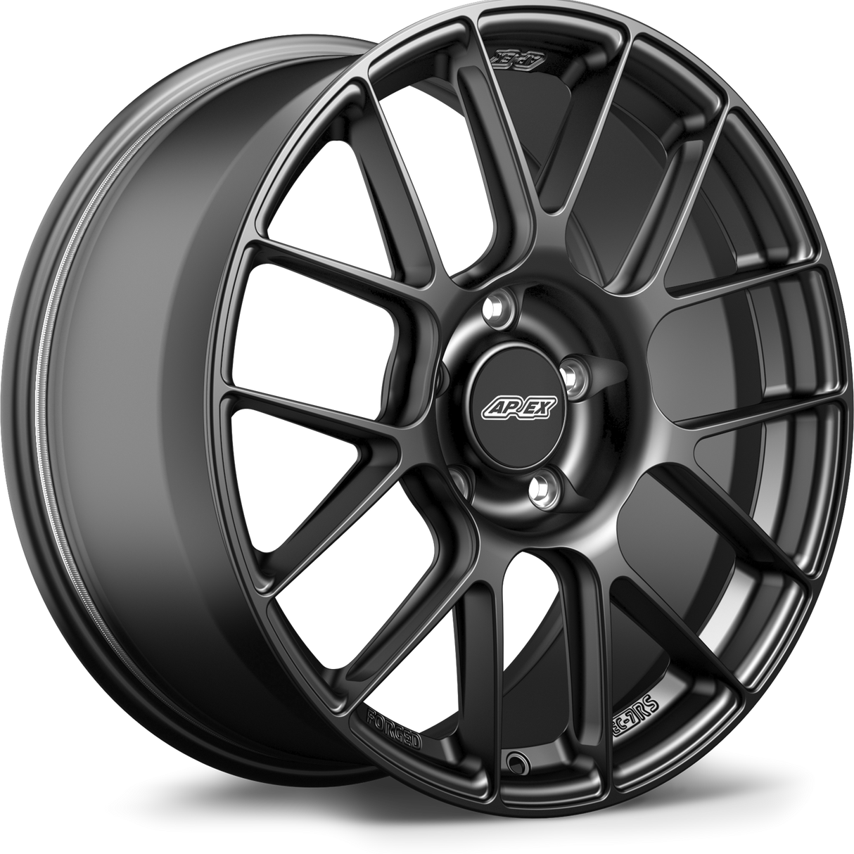 Apex 19" EC-7RS Forged 5x130 Wheel (Satin Black) - Porsche