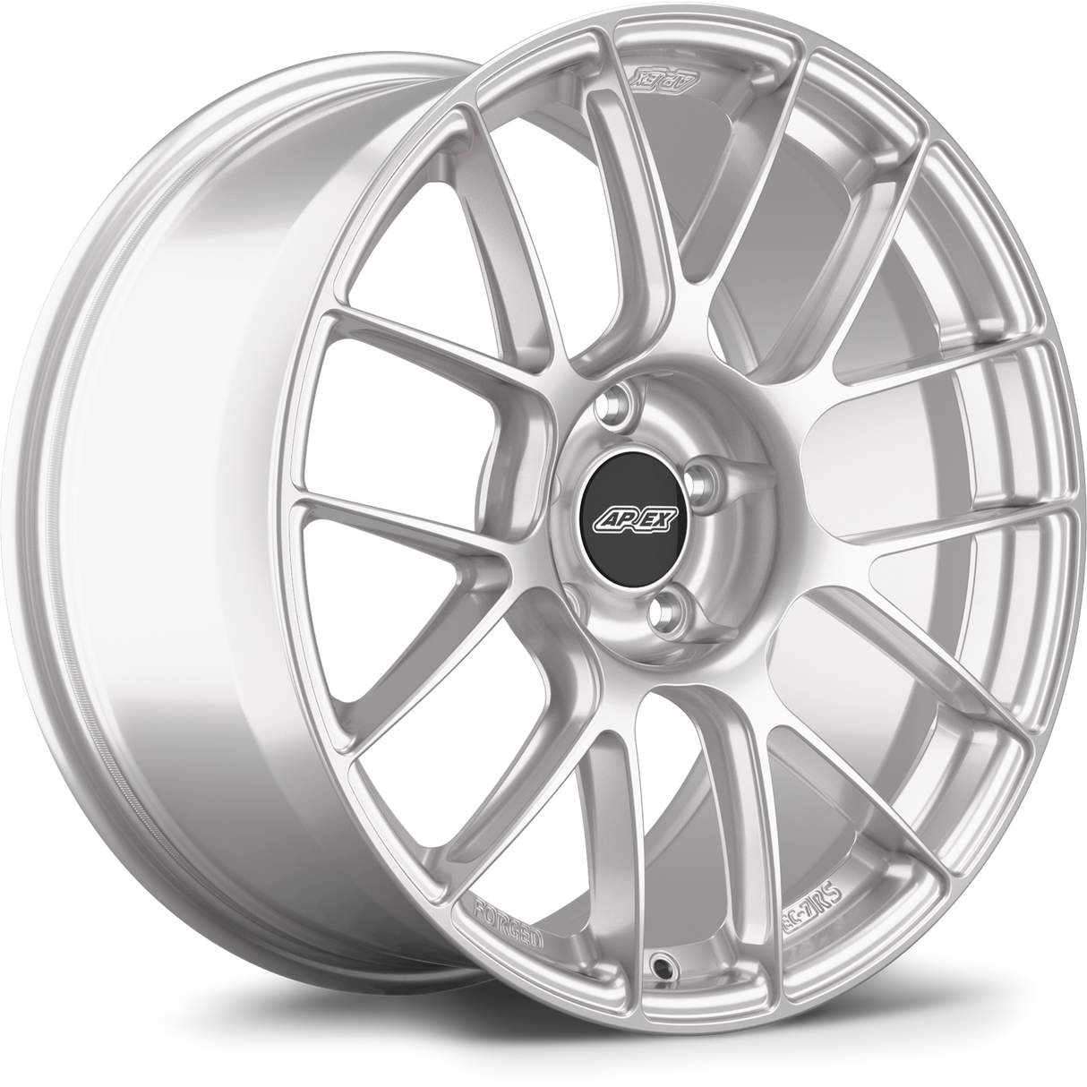 Apex 19" EC-7RS Forged 5x130 Wheel (Race Silver) - Porsche