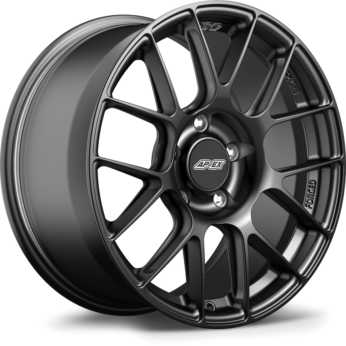 Apex 18" EC-7RS Forged 5x130 Wheel (Satin Black) - Porsche