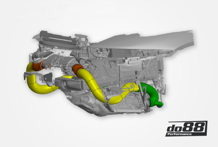 do88 Turbo Inlet Hoses - Porsche 911 Carrera (991.2)