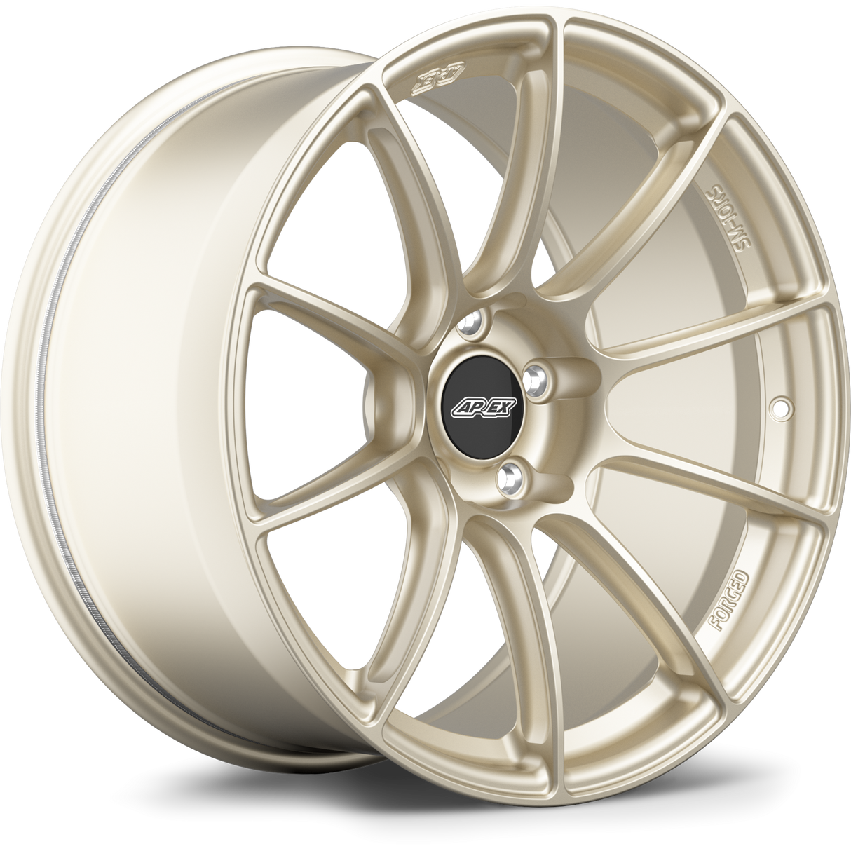 Apex 19" SM-10RS Forged 5x130 Wheel (Motorsport Gold) - Porsche