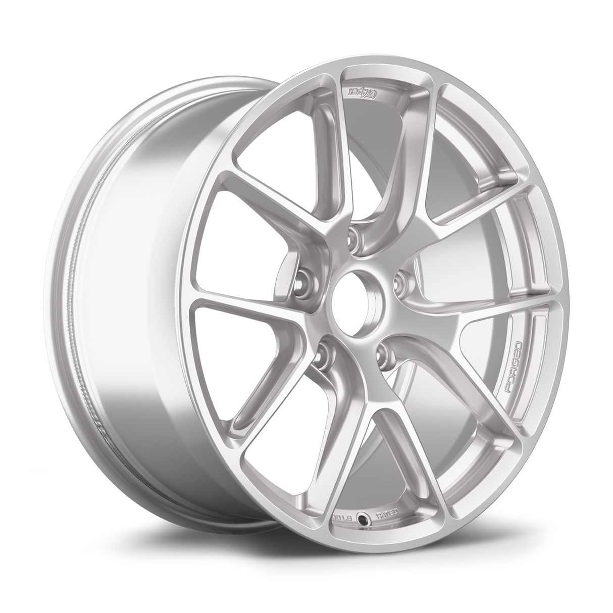 Apex 18" VS-5RE Forged 5x130mm Wheel (Race Silver) - Porsche CS