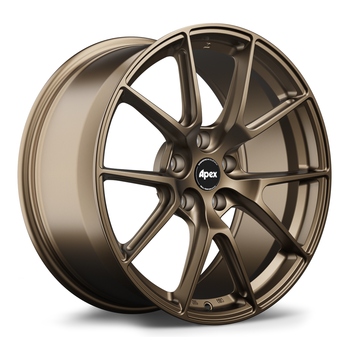 Apex 19" VS-5 Flow Formed 5x112 Wheel (Satin Bronze) - VW/Audi (Small Bore)