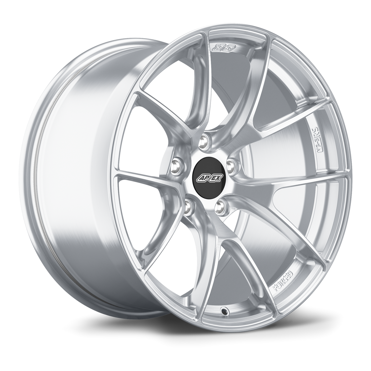 Apex 18" VS-5RS Forged 5x112mm Wheel (Brushed Clear) - VW/Audi (Small Bore)