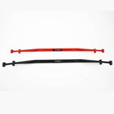 flat four logo MeLe strut tower bar in red and black