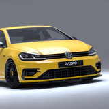 Zaero Design EVO-1 Front Splitter - VW Golf R 2.0T (Mk7.5)