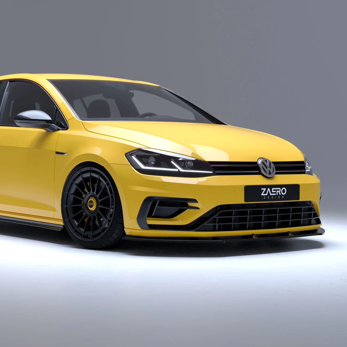 Zaero Design EVO-1 Front Splitter - VW Golf R 2.0T (Mk7.5)