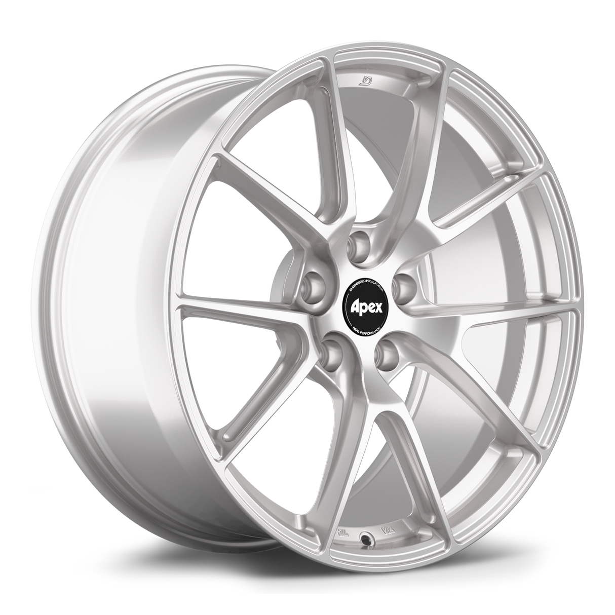 Apex 19" VS-5 Flow Formed 5x112 Wheel (Race Silver) - VW/Audi (Small Bore)