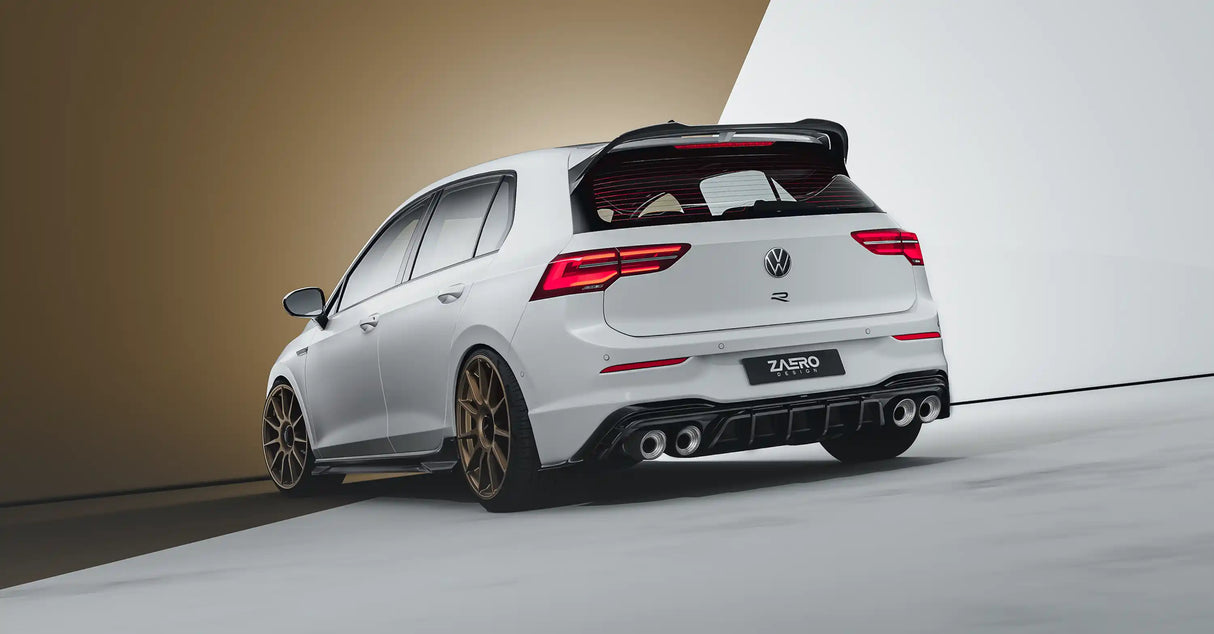 Zaero Design EVO-1 Rear Diffuser - VW Golf R 2.0T (Mk8)