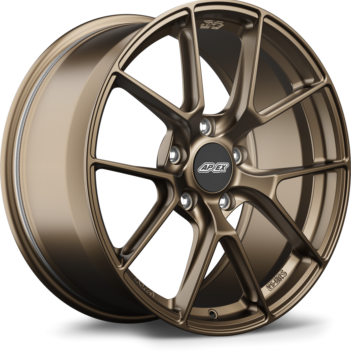 Apex 19" VS-5RS Forged 5x130mm Wheel (Satin Bronze) - Porsche