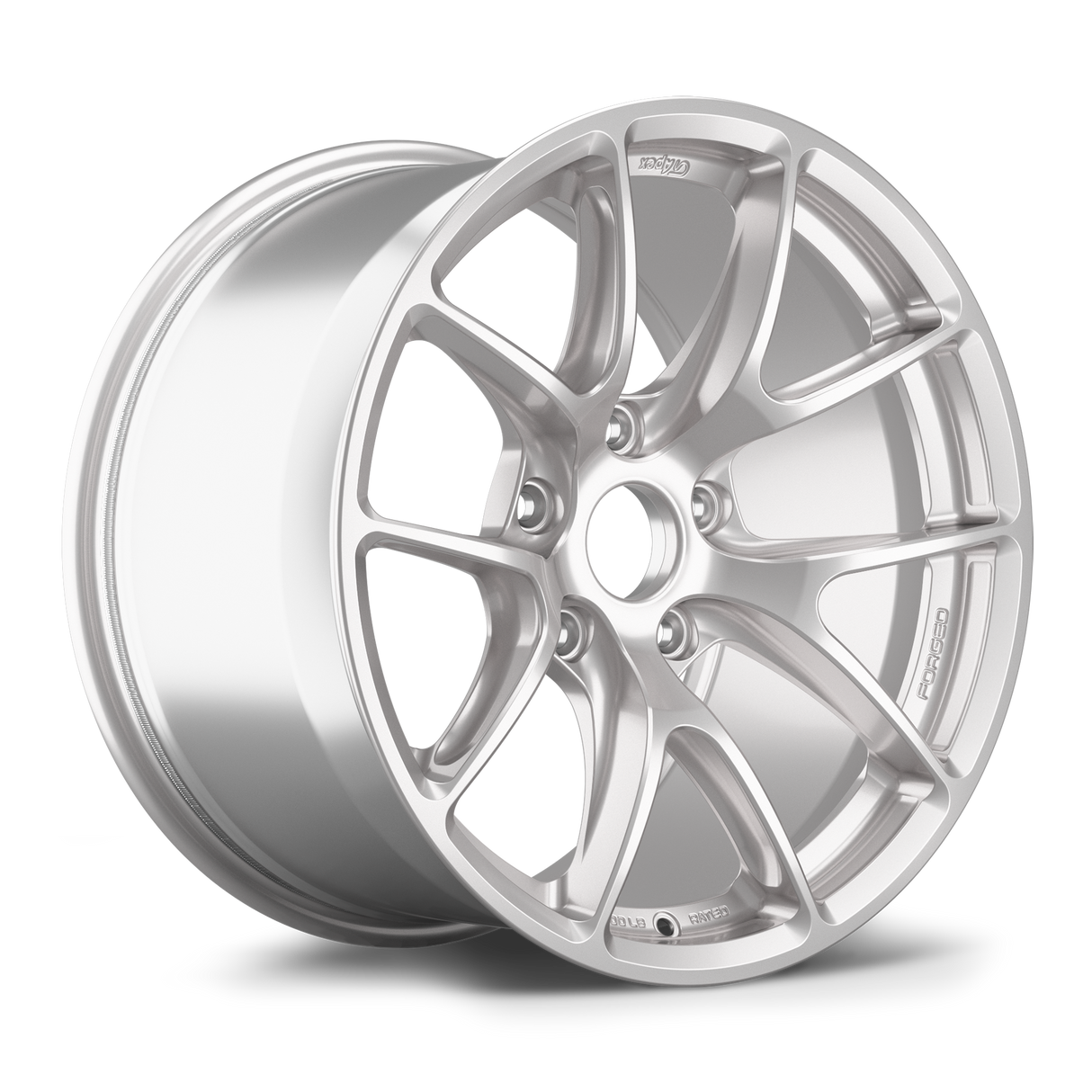 Apex 18" VS-5RE Forged 5x130mm Wheel (Race Silver) - Porsche CS