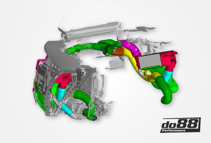 do88 Turbo Inlet Hoses - Porsche 911 Carrera (991.2)