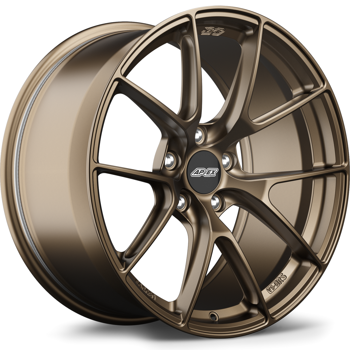 Apex 19" VS-5RS Forged 5x130mm Wheel (Satin Bronze) - Porsche