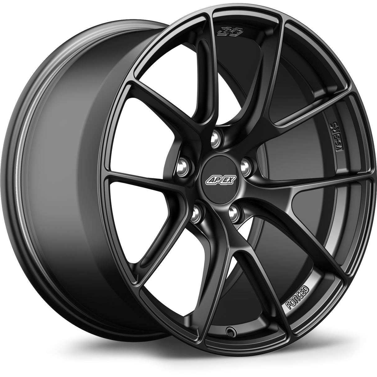 Apex 18" VS-5RS Forged 5x112mm Wheel (Satin Black) - VW/Audi (Small Bore)
