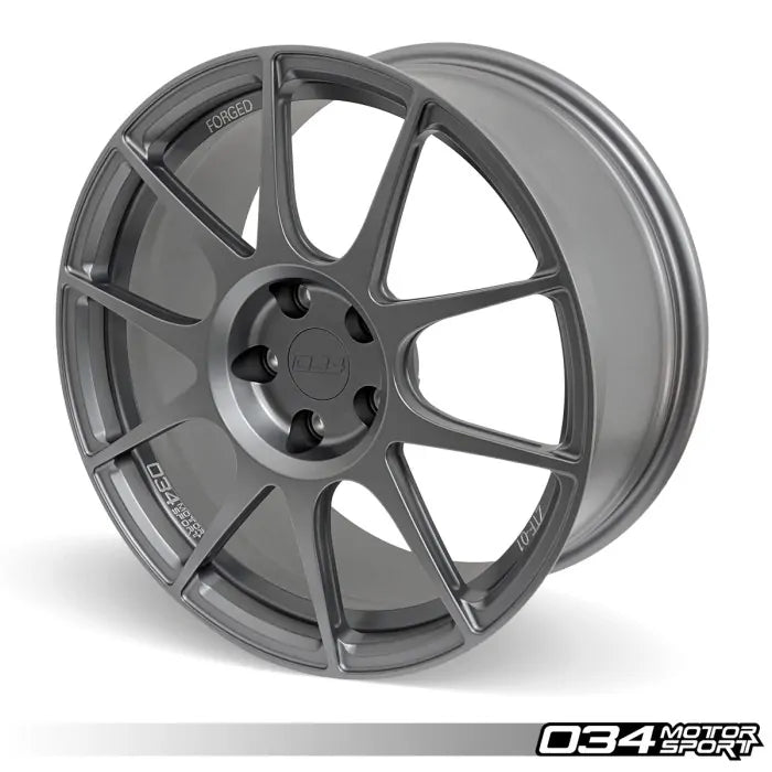 034Motorsport 18" ZTF-01 Forged 5x112 Wheel - Anthracite - Equilibrium Tuning, Inc.