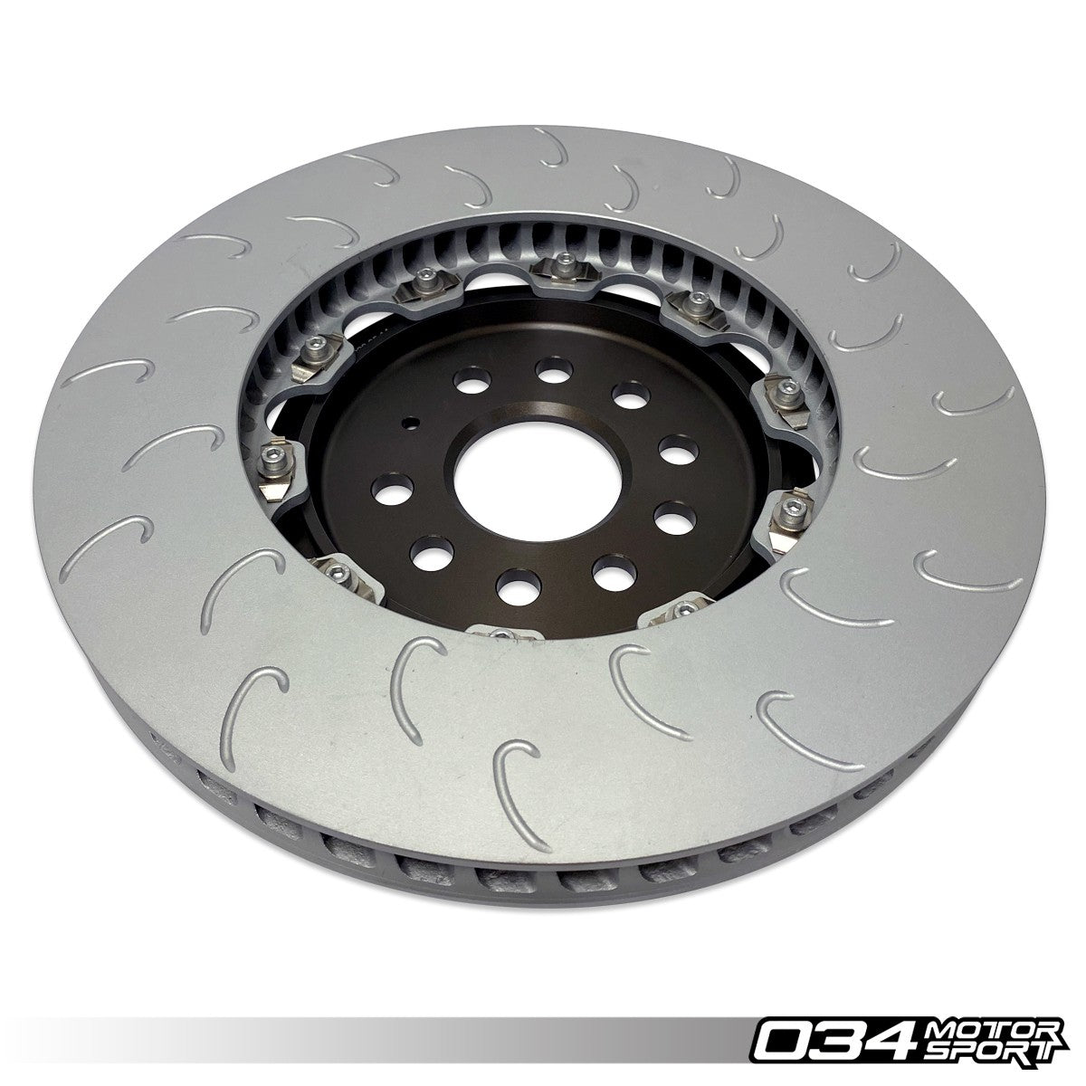 034Motorsport 2-Piece Floating Front Brake Rotor Upgrade (MQB w/ 340mm Rotors) - Equilibrium Tuning, Inc.