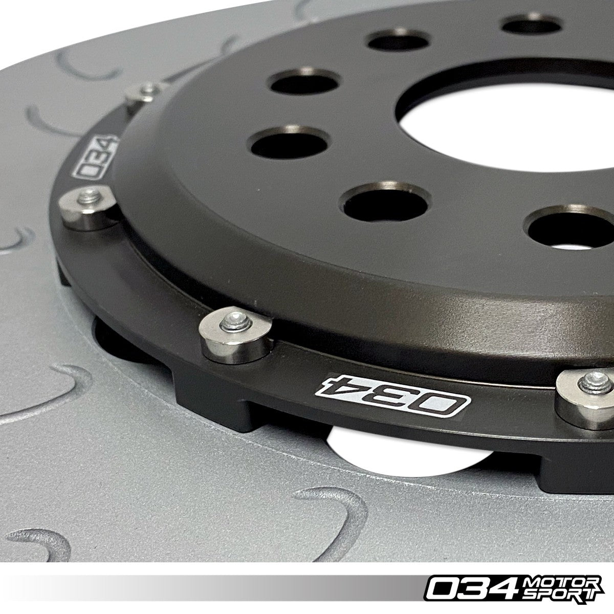 034Motorsport 2-Piece Floating Front Brake Rotor Upgrade (MQB w/ 340mm Rotors) - Equilibrium Tuning, Inc.