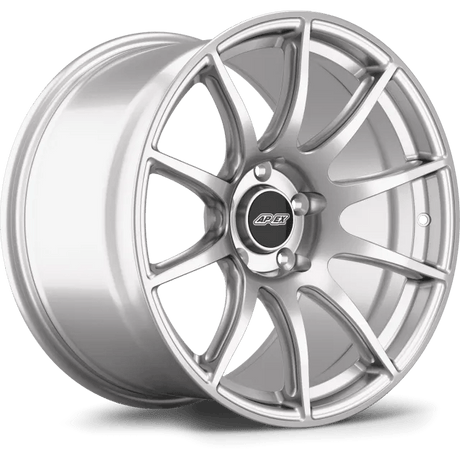 APEX 19" SM-10 Porsche 5x130 Wheel - Race Silver - Equilibrium Tuning, Inc.