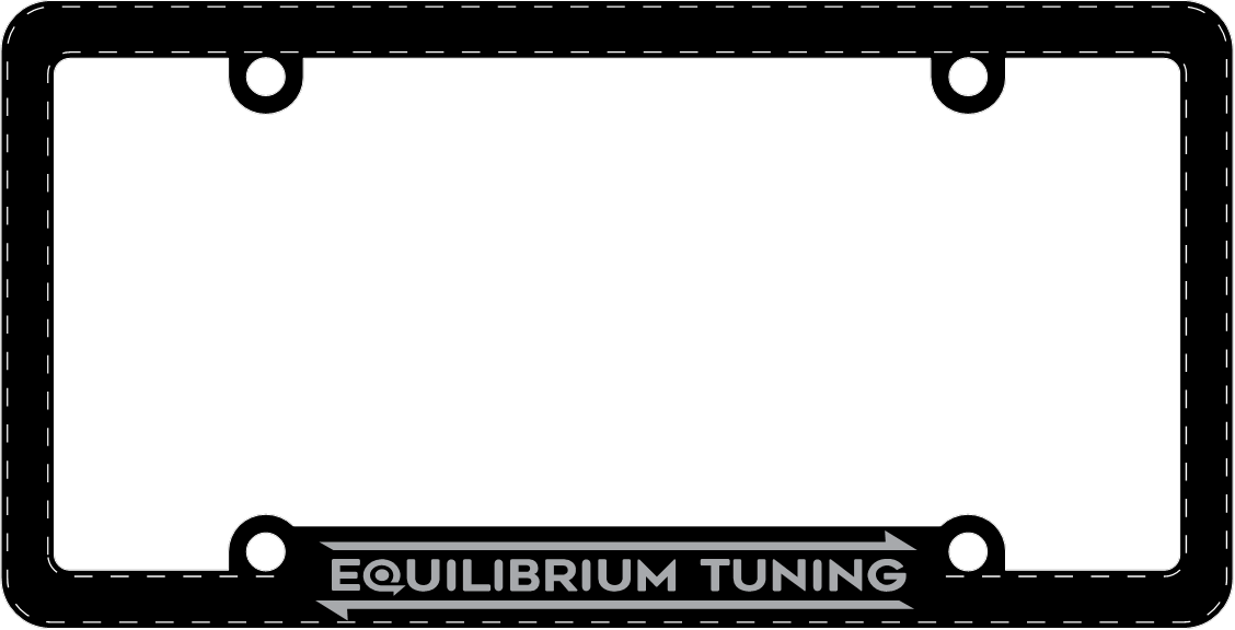 EQT License Plate Frame - Equilibrium Tuning, Inc.