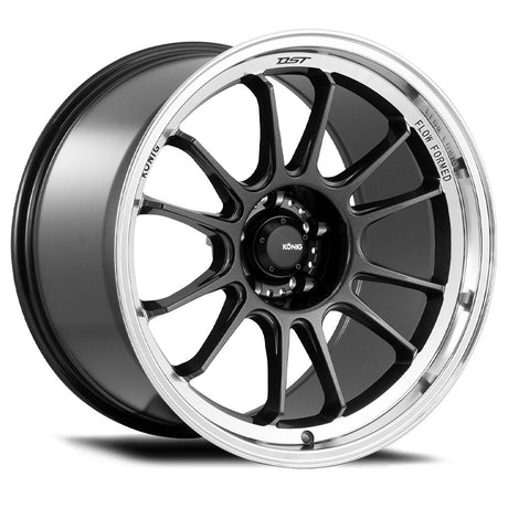 Konig 18" Hypergram 5X112 Wheel - Metallic Carbon W/ Machined Lip - Equilibrium Tuning, Inc.