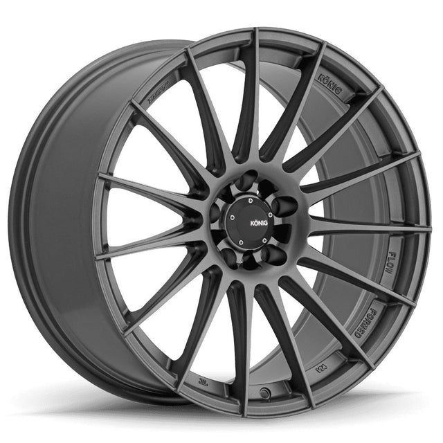 Konig 18" Rennform 5X112 Wheel - Matte Grey - Equilibrium Tuning, Inc.