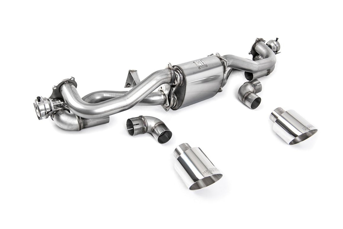 Milltek Cat-Back Exhaust System - 718 Boxster/Cayman GTS/GT4 4.0 (Pre 02/20) - Equilibrium Tuning, Inc.