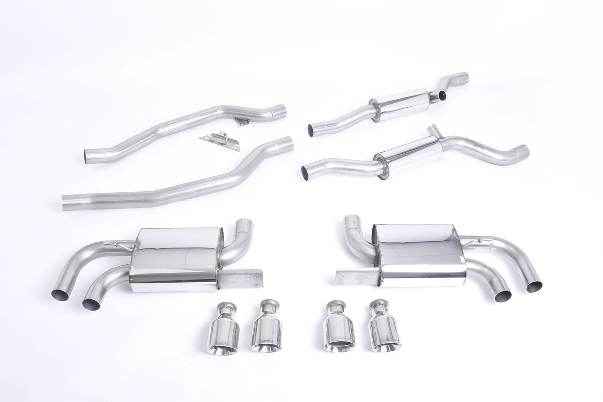 Milltek Cat-Back Exhaust System - 958 Cayenne Turbo 4.8T (Pre-Facelift) - Equilibrium Tuning, Inc.