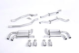 Milltek Cat-Back Exhaust System - 958 Cayenne Turbo 4.8T (Pre-Facelift) - Equilibrium Tuning, Inc.