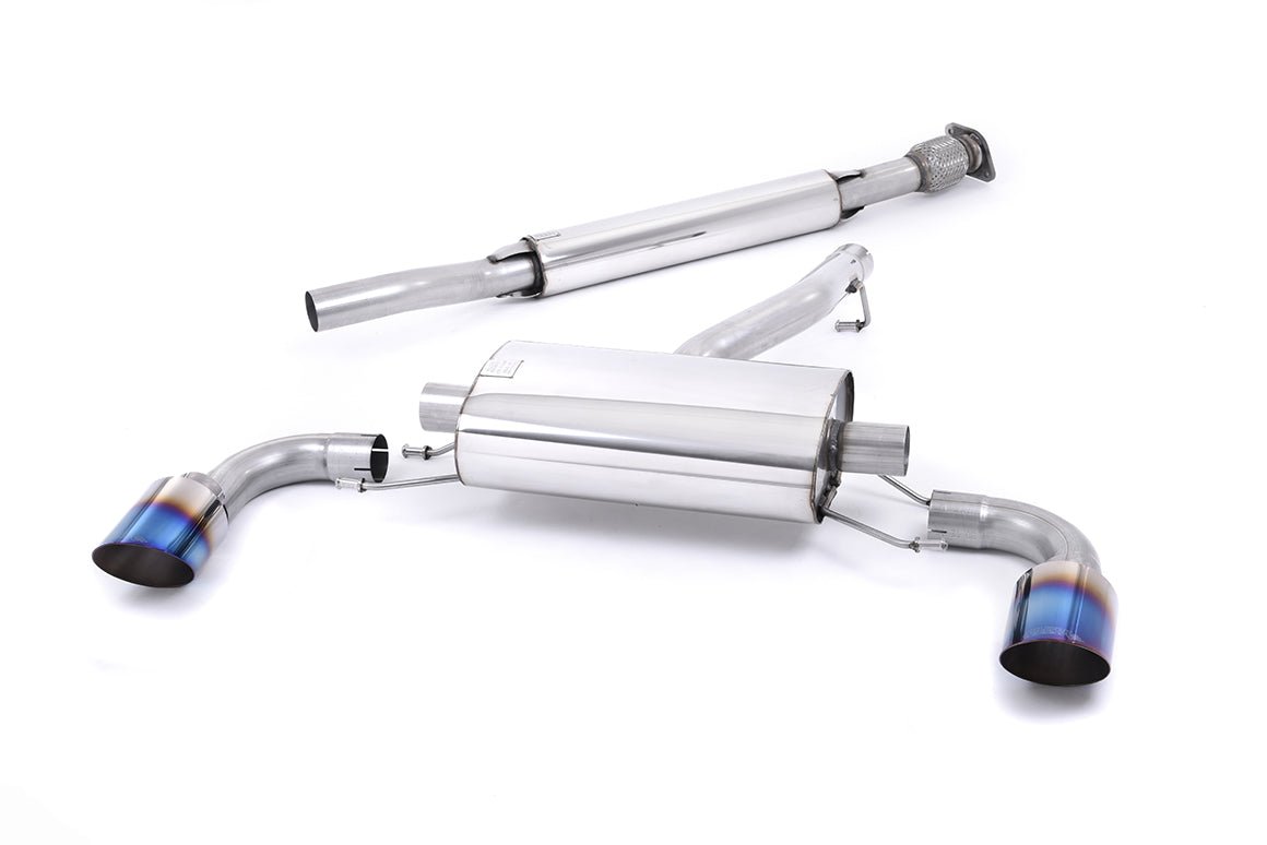 Milltek Secondary Cat-Back Exhaust System - 2.0 BRZ/FR-S/GT86 / 2.4 GR86 - Equilibrium Tuning, Inc.