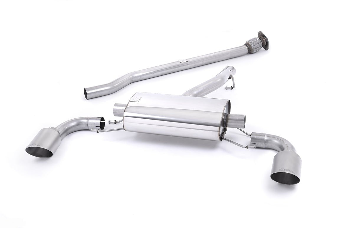 Milltek Secondary Cat-Back Exhaust System - 2.0 BRZ/FR-S/GT86 / 2.4 GR86 - Equilibrium Tuning, Inc.