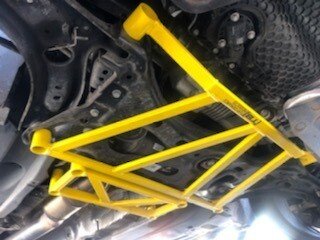 TB Performance Crossmember Brace - VW MQB GLI (Mk7+) - Equilibrium Tuning, Inc.